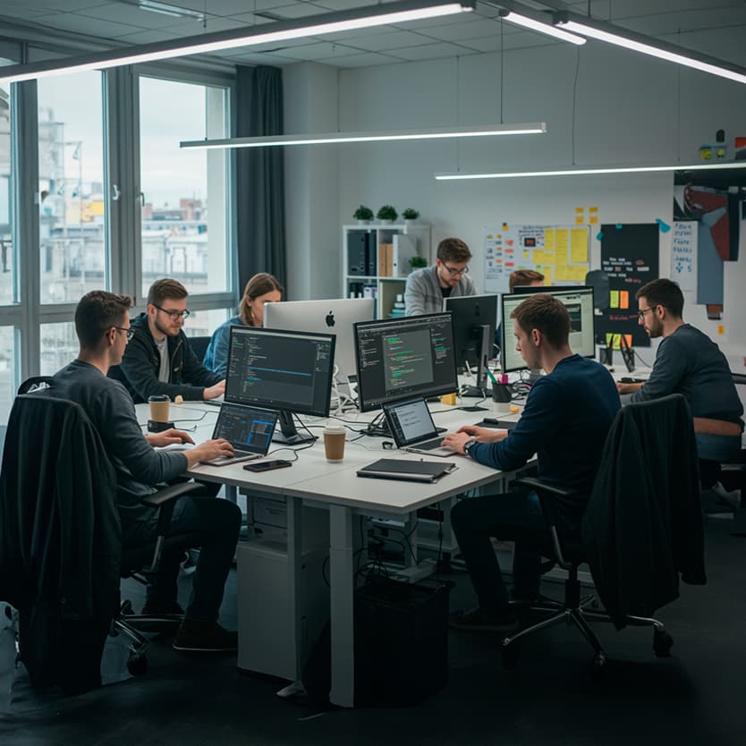 Conversation in the office