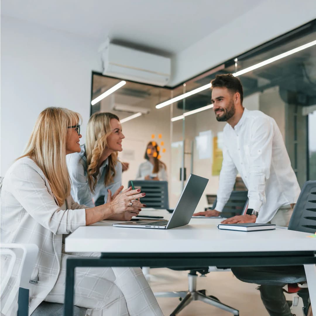 Conversation in the office